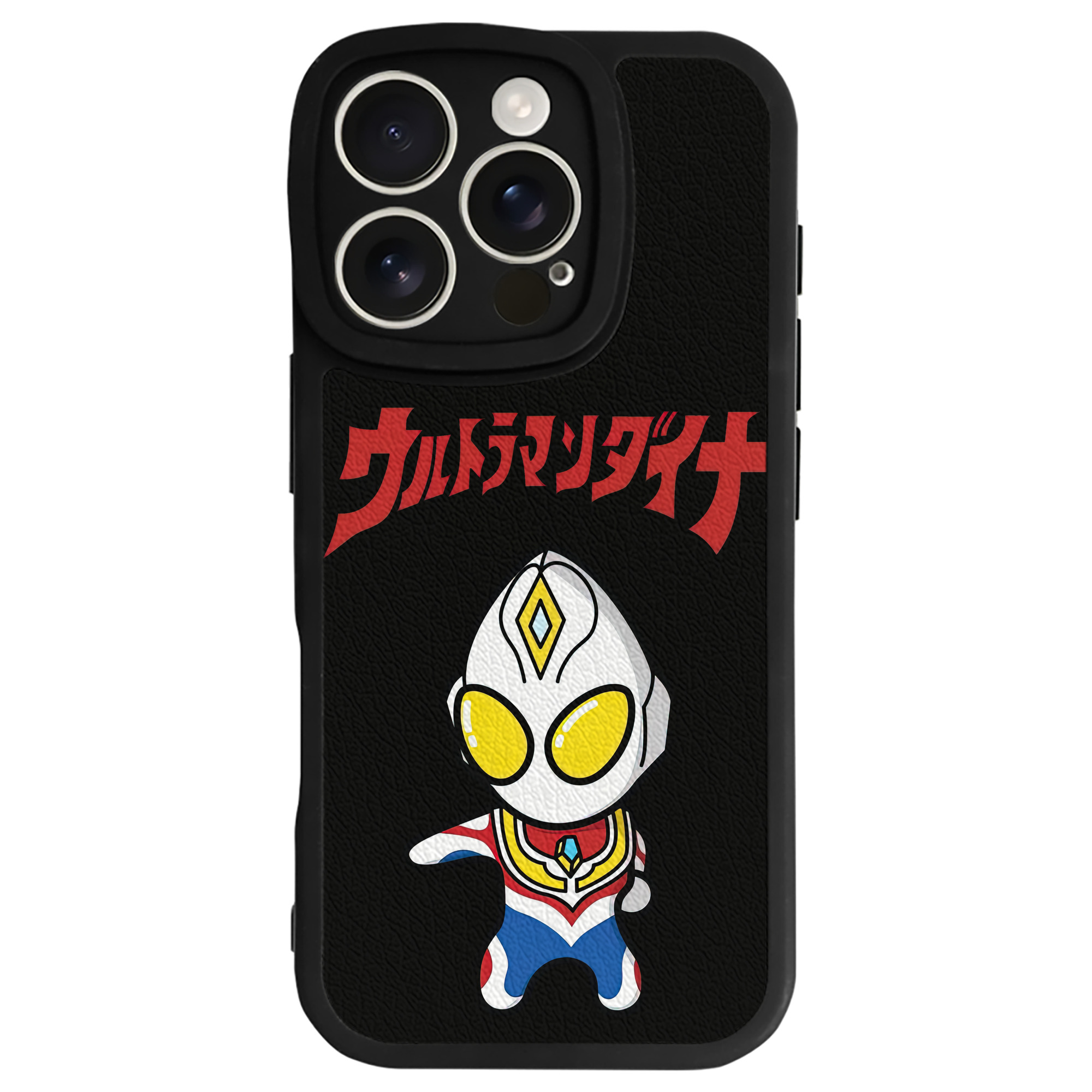 （画像用） ウルトラマン Ultraman 【iPhone 16シリーズ対応】シリコンスマホケース（レザー調） 材質：シリコン